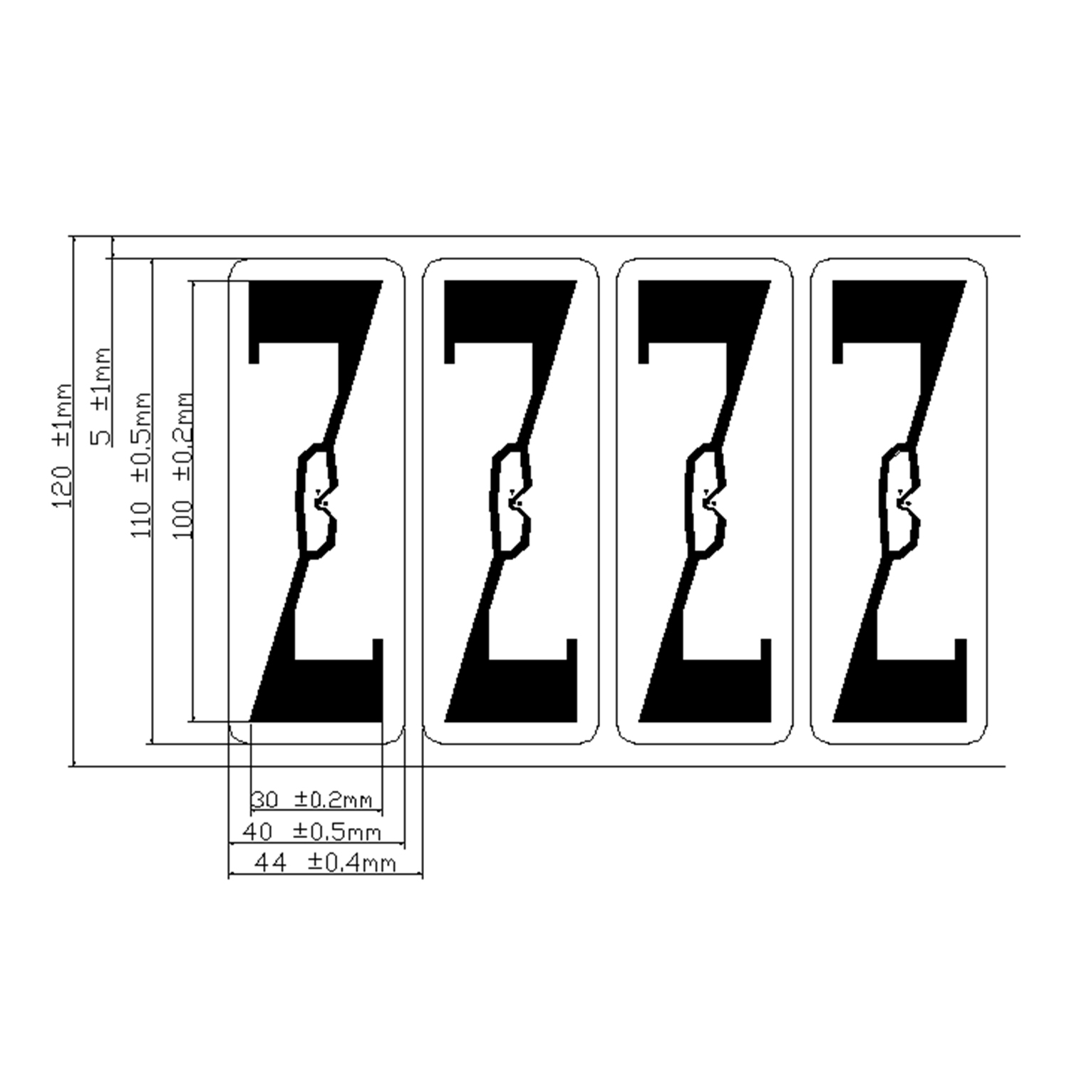 RFID Tag Sticker for Vehicle Windshield CL7203L8